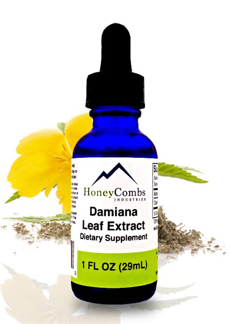 Damiana Leaf Extract - Nerve Calming - HoneyCombs Industries