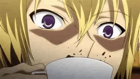 Anime Coffee GIF - Anime Coffee Drink - Discover & Share GIFs