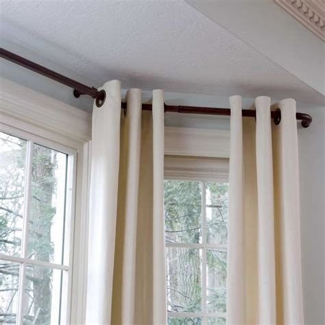 Bay Window Curtain Rods | For the Home | Pinterest