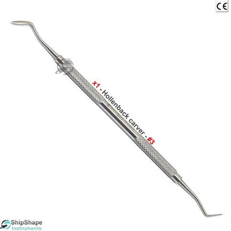 Dental Hollenback Carver # 3 Restorative Double Ended Stainless Oral ...