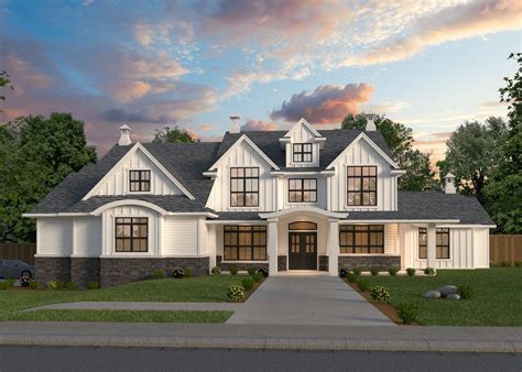 West Coast Eastgate House Plan | 2-Story Modern Farmhouse Design ...