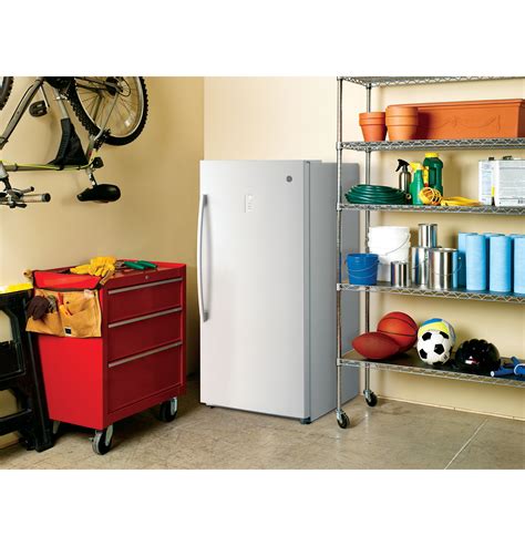 GE - FUF17SMRWW - GE® 17.3 Cu. Ft. Frost-Free Garage Ready Upright ...