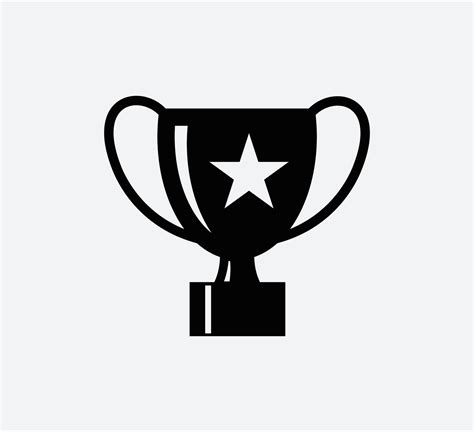 Trophy icon vector logo design template 7820805 Vector Art at Vecteezy