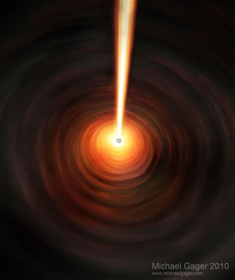 Quasar Supermassive Black Hole by mike1851 on DeviantArt