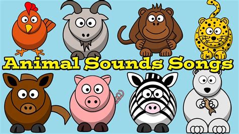 Animal Sound Songs Collection for Children | Learn Sounds Animals Make ...