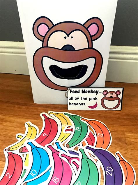 Sensory Bin Activities: Feed Monkey Activities | Zoo activities, Zoo ...