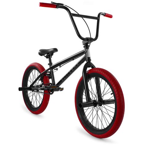 Elite BMX Stealth 20 inch TT BMX Freestyle Bike-Black/Red — J&R ...