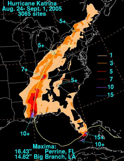 16 maps and charts that show Hurricane Katrina's deadly impact