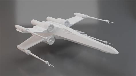 ArtStation - Star Wars X-Wing Starfighter VR / AR / Low-Poly | Resources