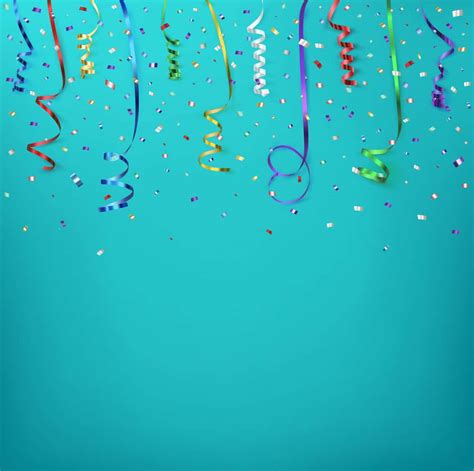 Download Teal Curly Confetti Background | Wallpapers.com