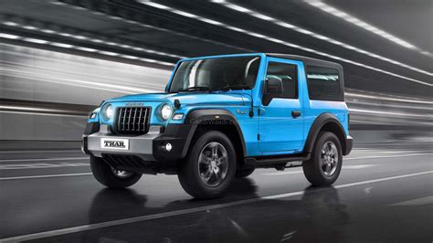 New Mahindra Thar Rendered In New Vibrant Colour Schemes