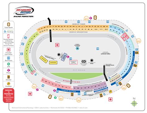 Richmond International Raceway, Richmond VA - Seating Chart View