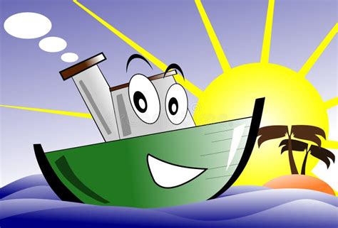 Boat stock illustration. Illustration of cartoon, maritime - 29351129