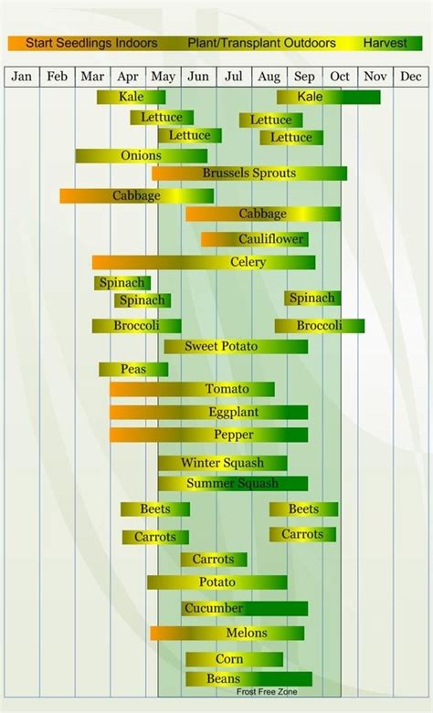 Zone 6 Veggie Planting Calendar mmmmommy | Gardening | Pinterest