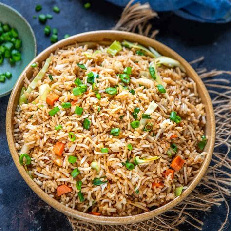 Vegetable Fried Rice Recipe (Step by Step + Video) - Whiskaffair