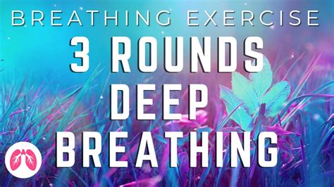 Powerful Nose Deep Breathing Exercises | 3 Rounds | TAKE A DEEP BREATH ...