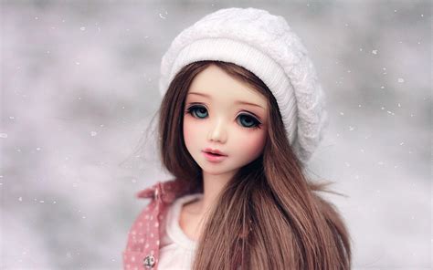 Barbie Doll Wallpaper Cute Black Hair Doll - canvas-domain