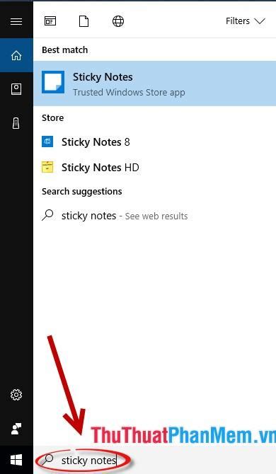 Tạo Sticky Note - Ghi Chú trên màn hình Desktop Windows 10 - Trung Tâm ...