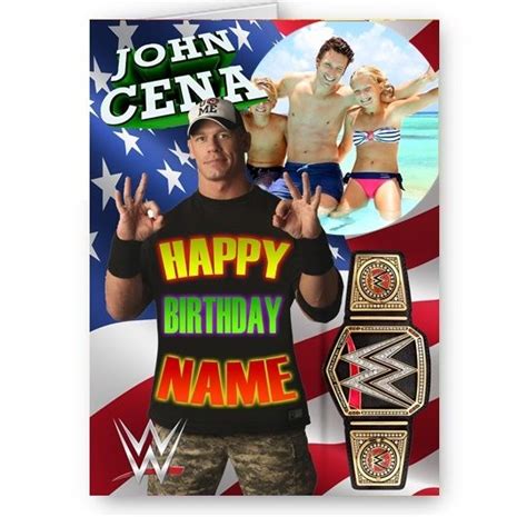 20+ John Cena Birthday Card Templates Editable Design - Candacefaber