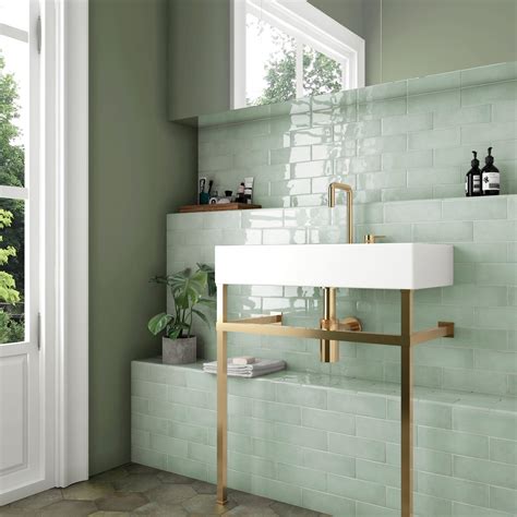 Sage Green Bathroom Tiles – Everything Bathroom