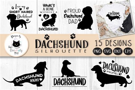 Art & Collectibles Digital SVG Design Dog Mom svg dachshund Files for ...