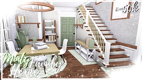 Bloxburg family house 2 story layout