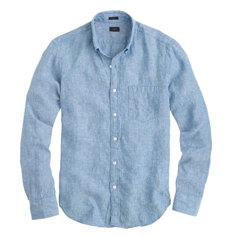 J.crew Délavé Irish Linen Shirt in Blue for Men (amalfi blue) | Lyst