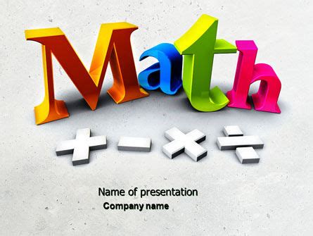 Math Backgrounds For Powerpoint