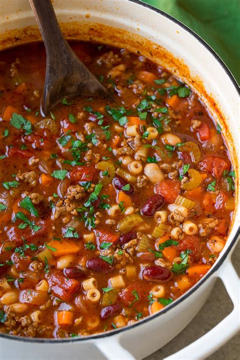 Pasta Fagioli Soup {Better than Olive Garden's!} - Cooking Classy