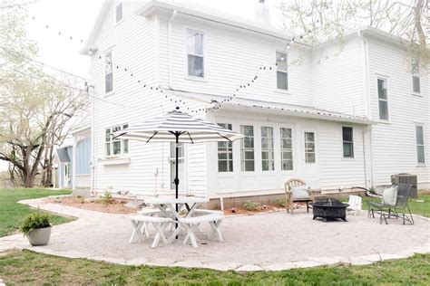 How To Build A Pea Gravel Patio - Farmhouse on Boone