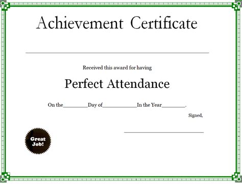 Editable Certificate Of Attendance Templates In Ms Word Word Excel ...