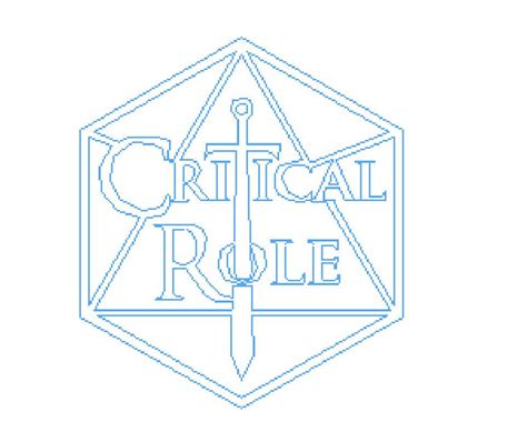 [No Spoilers] I came up with this pixelated Critical Role logo after a ...