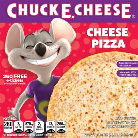 Chuck E. Cheese® Original Crust Frozen Cheese Pizza, 17.1 oz - Kroger