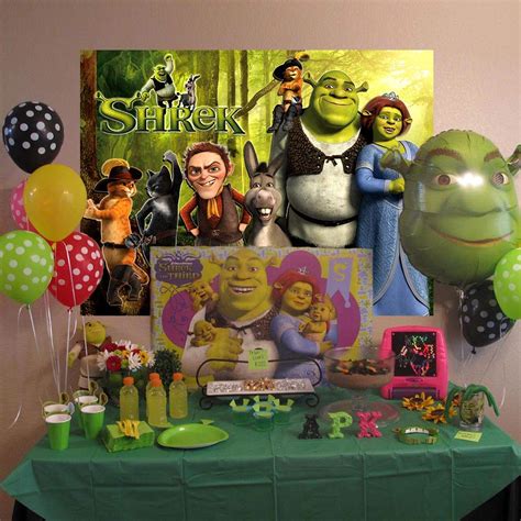 Shrek Backdrop Party Supplies Party Decorations Photography Backdrops ...