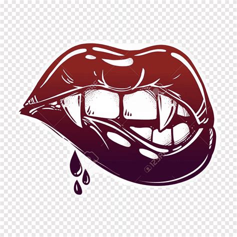 Tattoo Flash Lip Fang Mouth, Flash, lipstick, logo png | PNGEgg