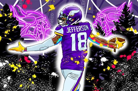 Details 71+ jefferson vikings wallpaper justin jefferson wallpaper - in ...