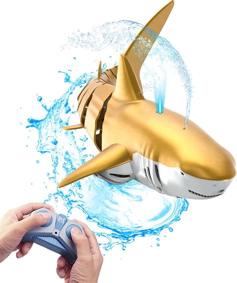 Buy Remote Control Shark Pool Toys for Kids ,RC Shark Spray Water Toys ...