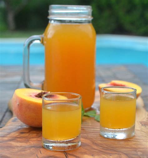 Fresh Peach Moonshine Recipe that is easy to make. Tastes like peach ...