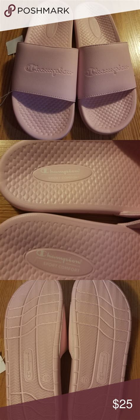 Champion Slippers | Champion shoes, Pink logo, Slippers