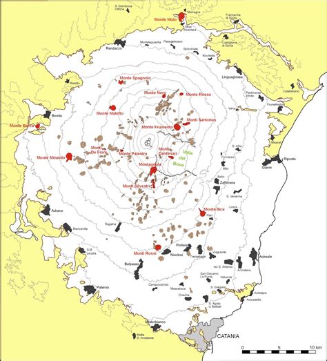 Maps of Etna