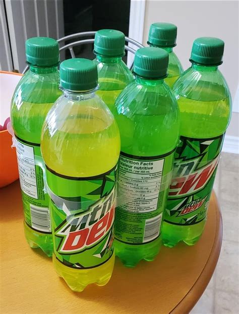 I found this clear bottle of Mountain Dew at work : r/mildlyinteresting