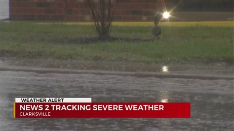 News 2 tracking severe weather in Clarksville - YouTube