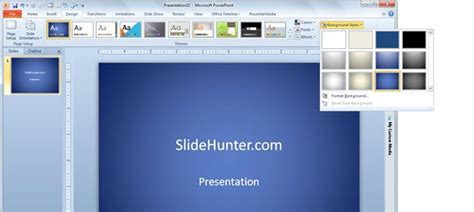 How to Change Background in PowerPoint 2010