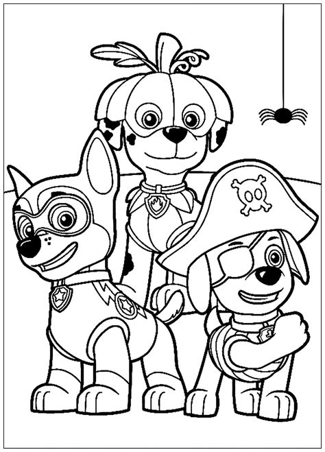 PAW Patrol Coloring Pages Printable