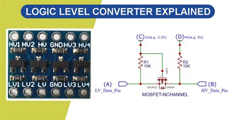 Logic Level Converter - How it Works? DIY Circuit, Uses Explained