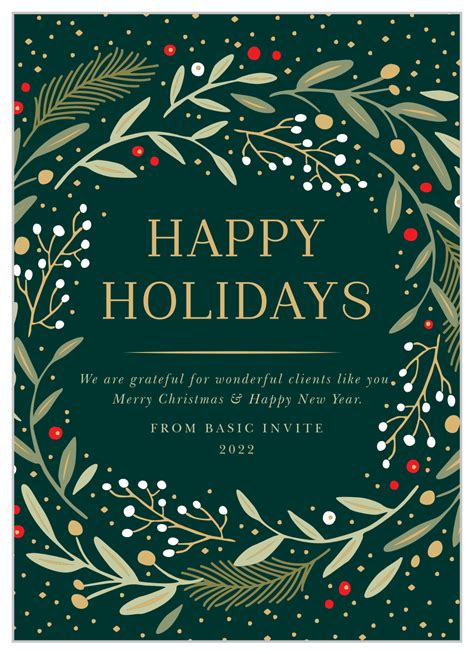 Holiday Cards For Clients : Summing Up The Holidays Greeting Card 25 ...