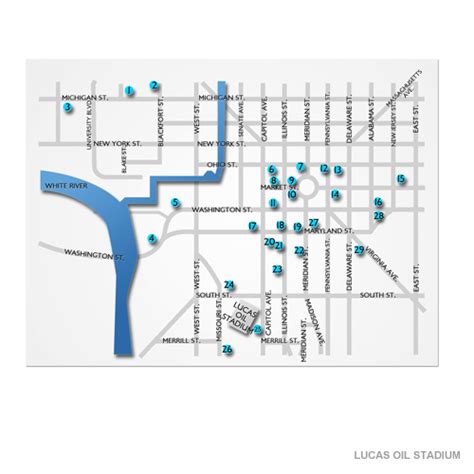 Lucas Oil Stadium Parking - Lucas Oil Stadium Parking Map | Vivid Seats