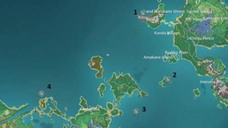 All Fishing Spot Locations in Inazuma in Genshin Impact - Pro Game Guides