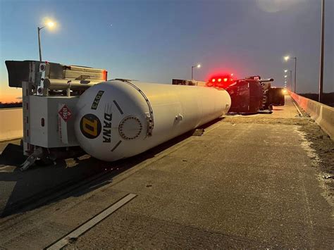 Trucker Hospitalized After Tanker Flips On Severn River Bridge: Report ...