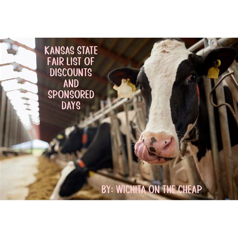 Kansas State Fair List of Discounts and Sponsored Days